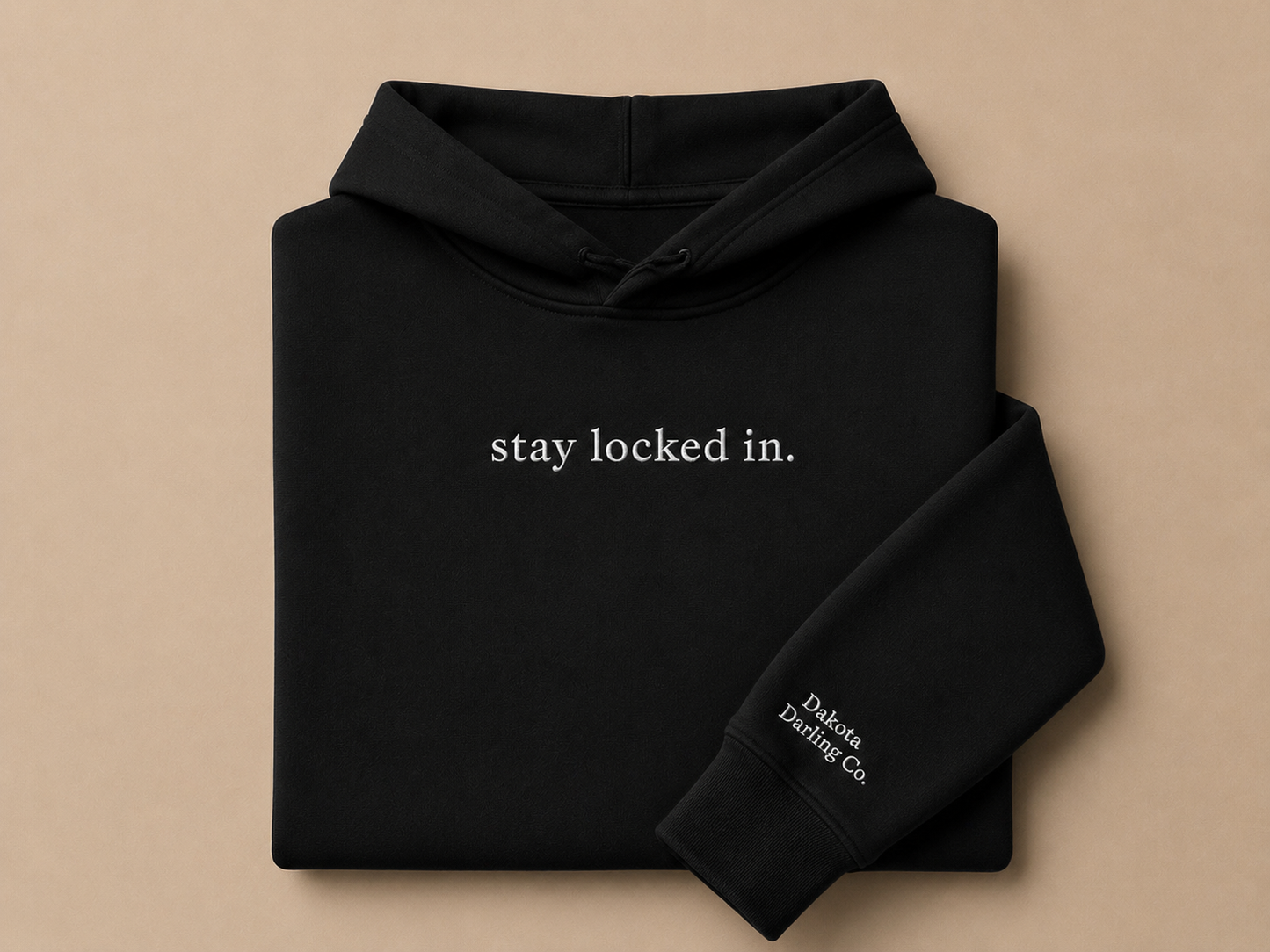 Stay Locked In | Cropped Hoodie