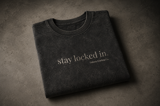 Stay Locked In | Boxy Tee