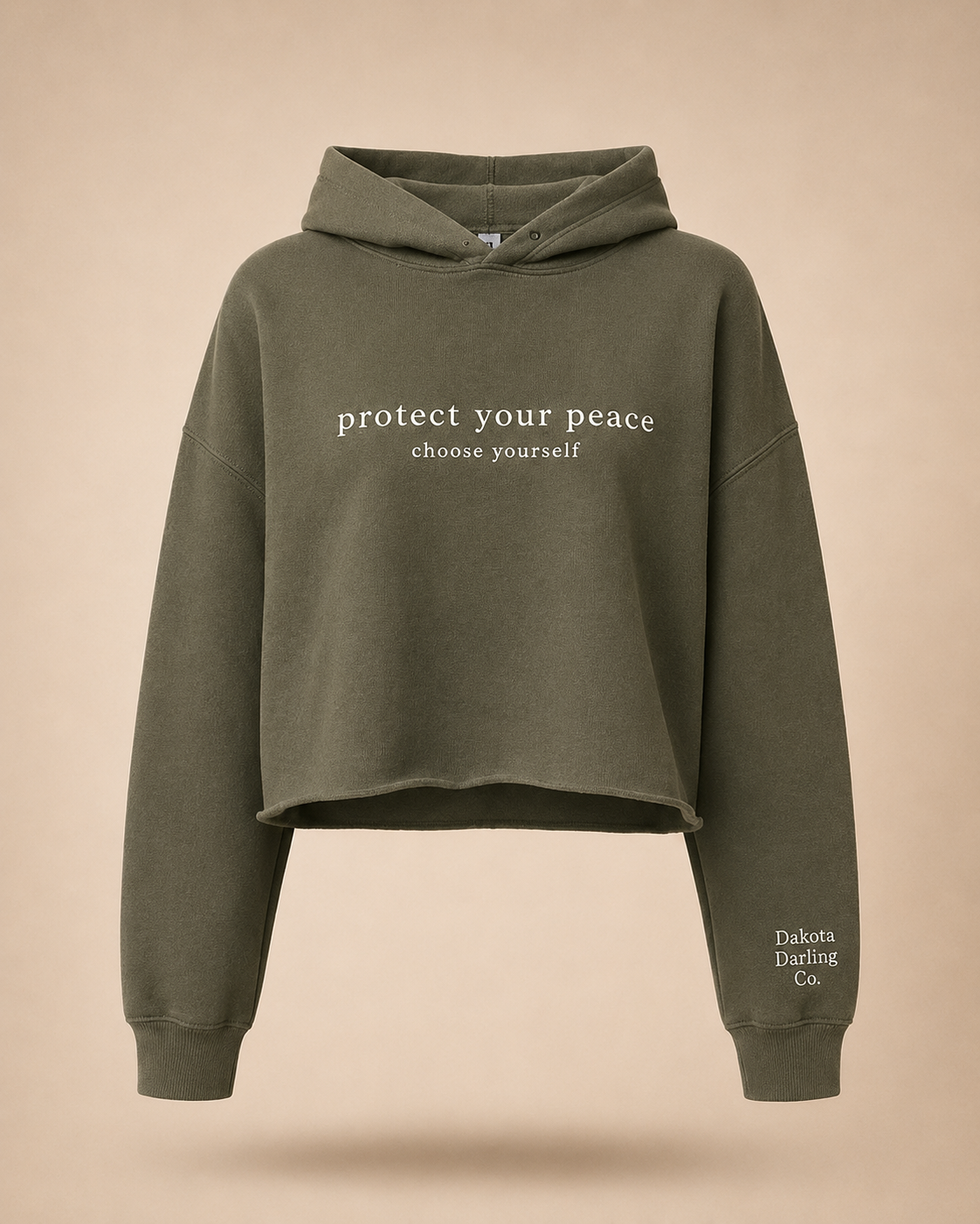 Protect Your Peace | Crop Hoodie