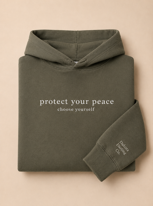 Protect Your Peace | Crop Hoodie