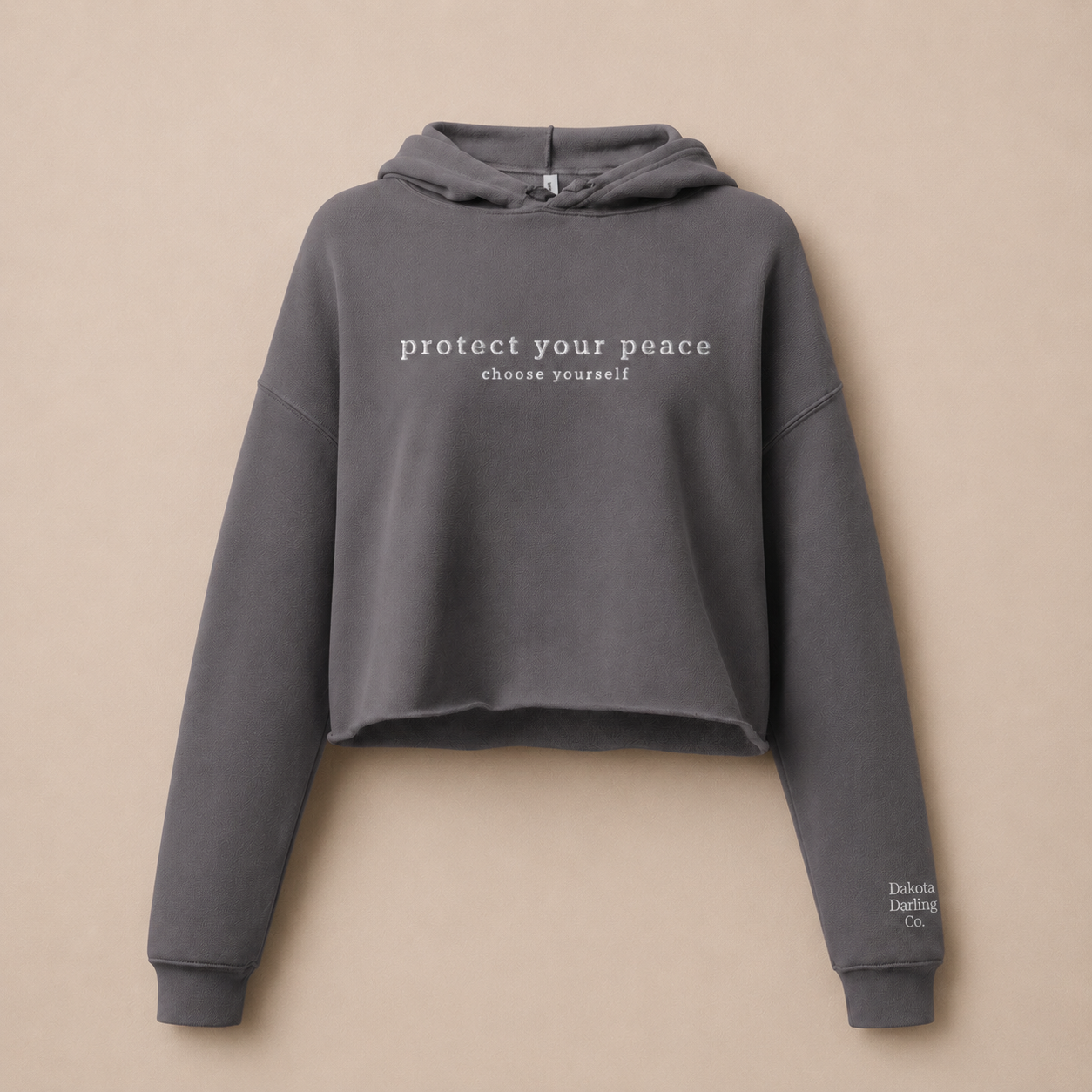 Protect Your Peace | Crop Hoodie
