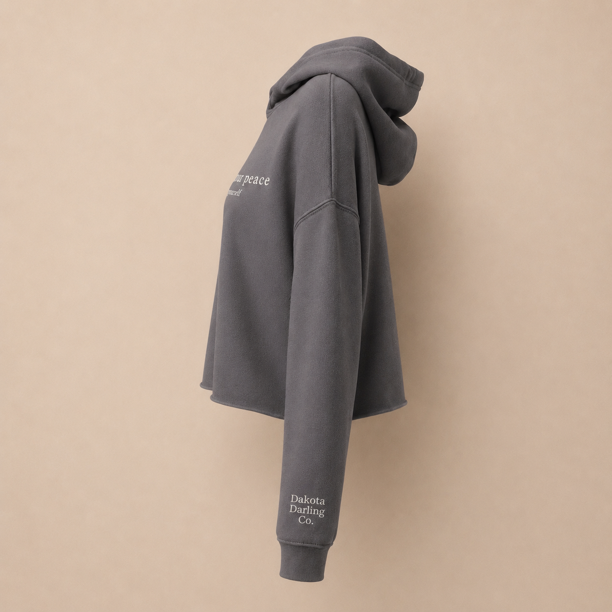 Protect Your Peace | Crop Hoodie